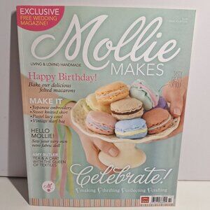 Mollie Makes Issue 14 2012 Magazine Felted Macrons Handmade Fun DIY Projects